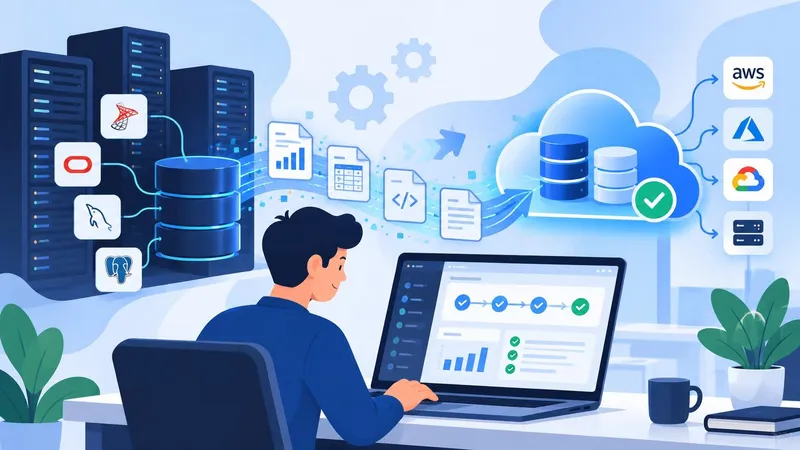 Legacy on-premises databases migrating to a modern cloud database platform